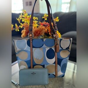 Coach Multicolor Graphic Tote